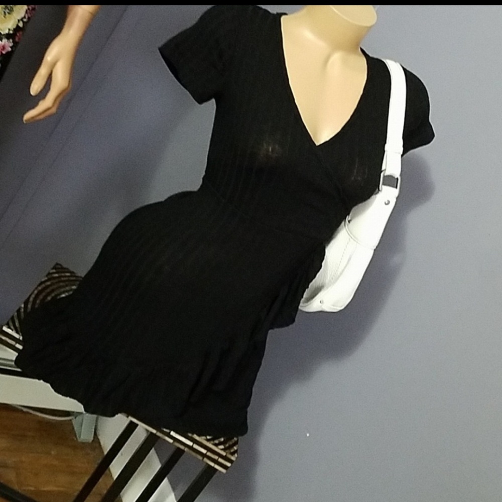Little Black Dress Faux Wrap - Picture 5 of 8